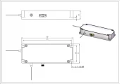 Double Pass Optic Integrated AOM Module for Quantum Optics 632nm 200MHz FAOM-D-632-200-PM