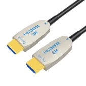 8K HDMI 2.1 Active Fiber Optic Cable – Ultra High Speed, 48Gbps, HDR, eARC, Durable TPU Jacket