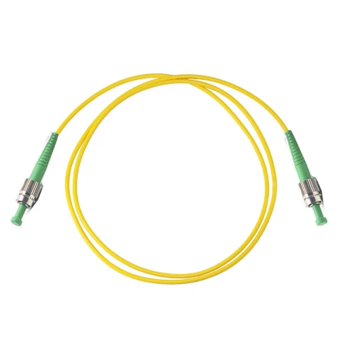 1260 – 1625nm Single Mode Patch Cord, FC/APC, 3.0mm Yellow Jacket photo 1