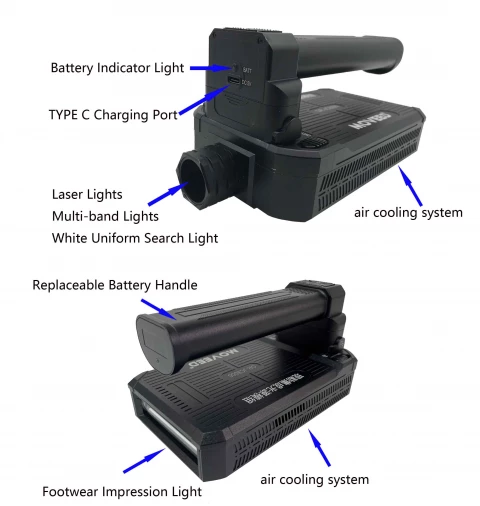 ALL-IN-ONE Forensic Light Source System OR-GJC8000 photo 2