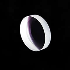 40mm Sapphire Concave Lens with Anti-Reflection (AR) Coating – 8mm Thickness photo 1