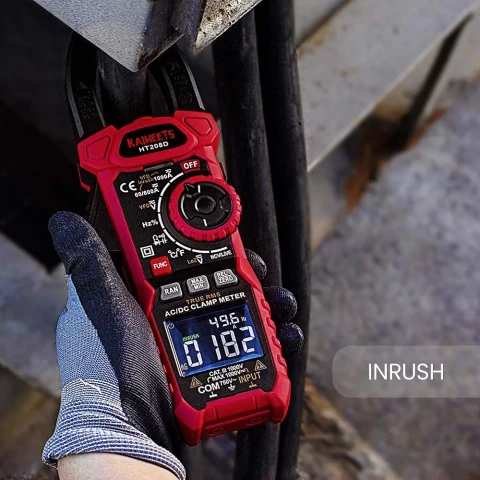 KAIWEETS HT208D Clamp Meter Professionally Measures Inrush Current photo 3