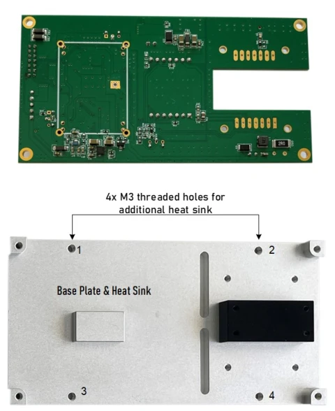 MOT6723GA Combined Laser driver, TEC controller, laser mount and heatsink photo 2