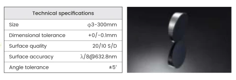 Optical BaF2 Barium Fluoride Infrared Temperature Measurement Window photo 1