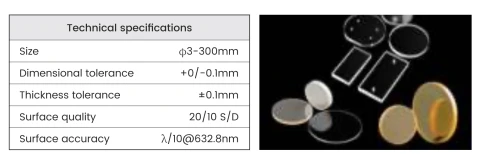 Optical BaF2 Barium Fluoride Infrared Temperature Measurement Window photo 2