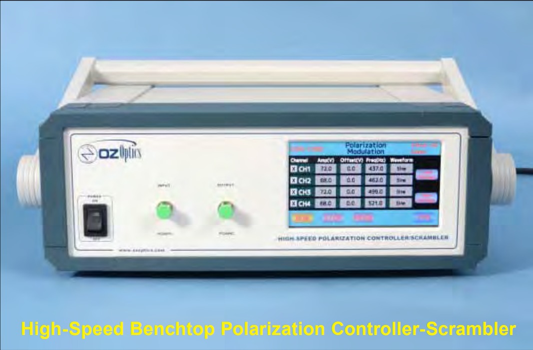 High-Speed Benchtop Polarization Controller-Scrambler HSPC-1000 - Get a ...